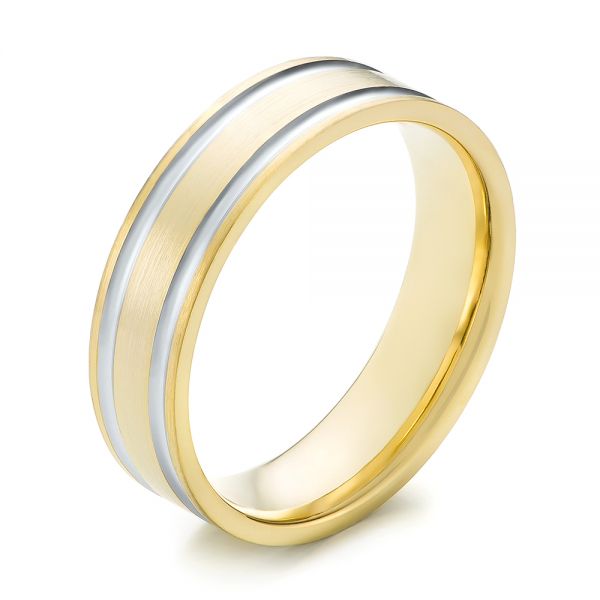 Men's Wedding Ring - Three-Quarter View - 103814