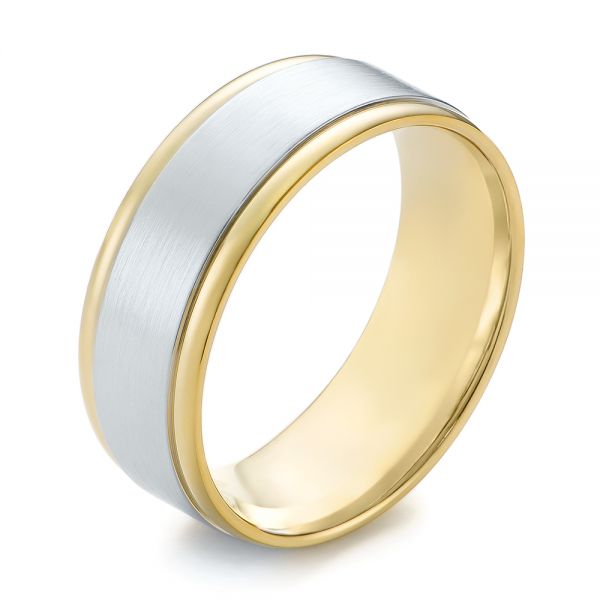 Men's Wedding Ring - Three-Quarter View -  103952