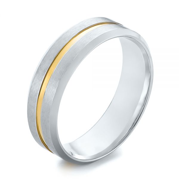 Men's Wedding Ring - Three-Quarter View -  103959