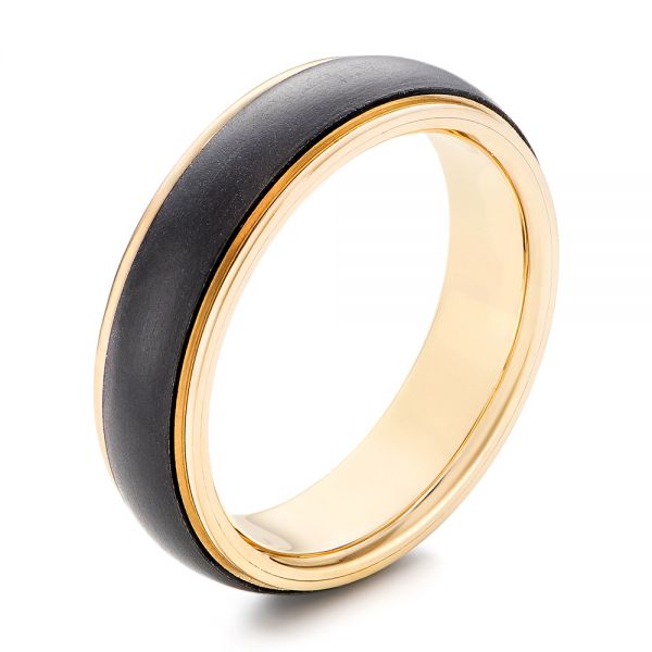 Men's Wedding Ring - Three-Quarter View -  106285