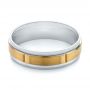 Men's Wedding Ring - Flat View -  103798 - Thumbnail