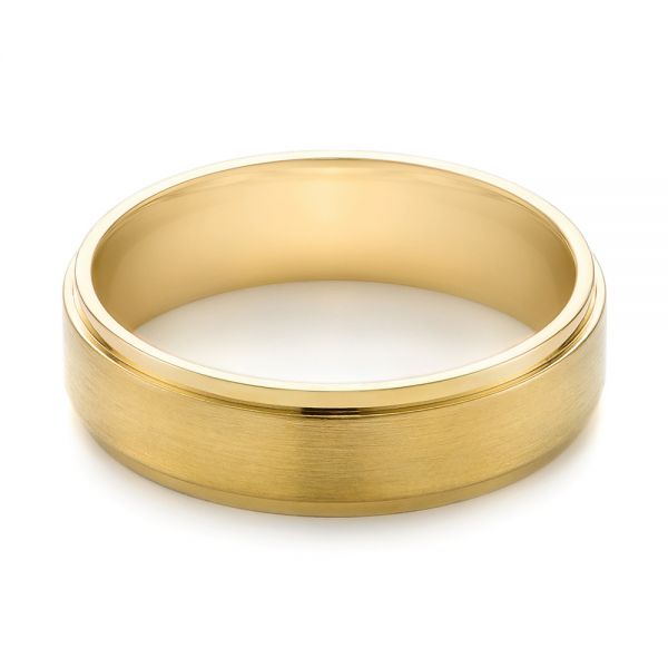 Men's Wedding Ring - Flat View - 103805