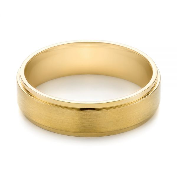 Men's Wedding Ring - Flat View -  103805