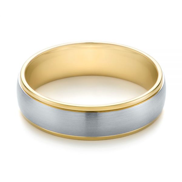 Men's Wedding Ring - Flat View -  103811