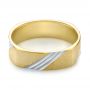 Men's Wedding Ring - Flat View -  103812 - Thumbnail