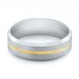 Men's Wedding Ring - Flat View -  103959 - Thumbnail