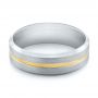 Men's Wedding Ring - Flat View -  103959 - Thumbnail