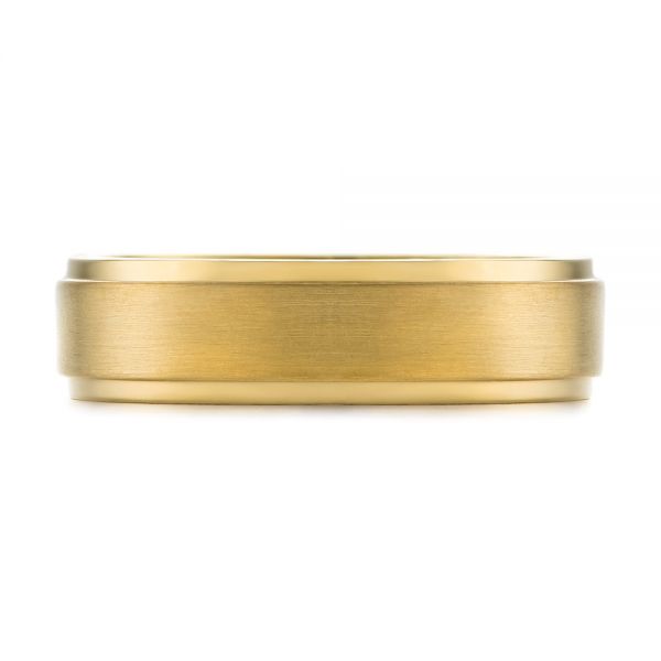 Men's Wedding Ring - Top View - 103805