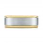 Men's Wedding Ring - Top View -  103952 - Thumbnail