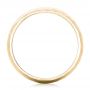 18k Yellow Gold 18k Yellow Gold Men's Hammered Matte Finish Wedding Band - Front View -  102505 - Thumbnail