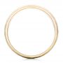 18k Yellow Gold 18k Yellow Gold Men's Hammered Matte Finish Wedding Band - Front View -  102504 - Thumbnail