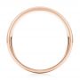18k Rose Gold 18k Rose Gold Modern Men's Wedding Band - Front View -  103023 - Thumbnail