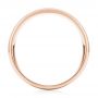 18k Rose Gold 18k Rose Gold Modern Men's Wedding Band - Front View -  103023 - Thumbnail