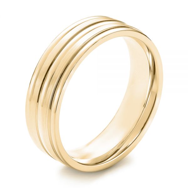 Modern Men's Wedding Band - Image