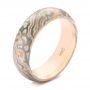 Mokume Wedding Ring - Three-Quarter View -  103891 - Thumbnail