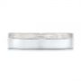 Offset Mokume Gane Men's Band - Top View -  105852 - Thumbnail