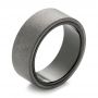 Raw Tungsten Carbide Men's Wedding Band - Three-Quarter View -  103883 - Thumbnail