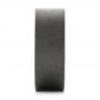 Raw Tungsten Carbide Men's Wedding Band - Side View -  103883 - Thumbnail