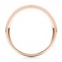 14k Rose Gold 14k Rose Gold Sandblasted Men's Wedding Band - Front View -  103020 - Thumbnail