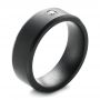 Solid Diamond Men's Wedding Band - Three-Quarter View -  103115 - Thumbnail