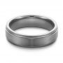 Tantalum Men's Wedding Band - Flat View -  105894 - Thumbnail