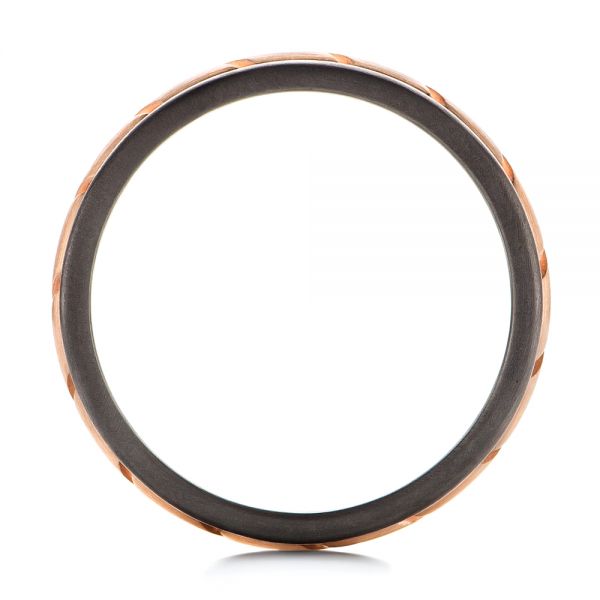 Tantalum Carbon Fiber Ring - Front View -  106942