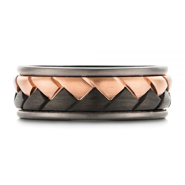 Tantalum Carbon Fiber Ring - Top View - 106942