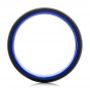 Tungsten Blue Ceramic Band - Front View -  105304 - Thumbnail
