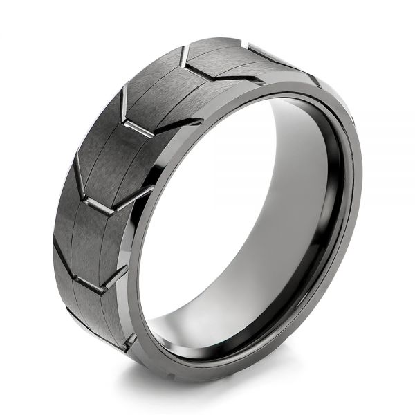 Tungsten Men's Wedding Band - Image