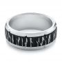 Tungsten Men's Wedding Band - Flat View -  103868 - Thumbnail