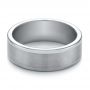 Tungsten Men's Wedding Band - Flat View -  103872 - Thumbnail