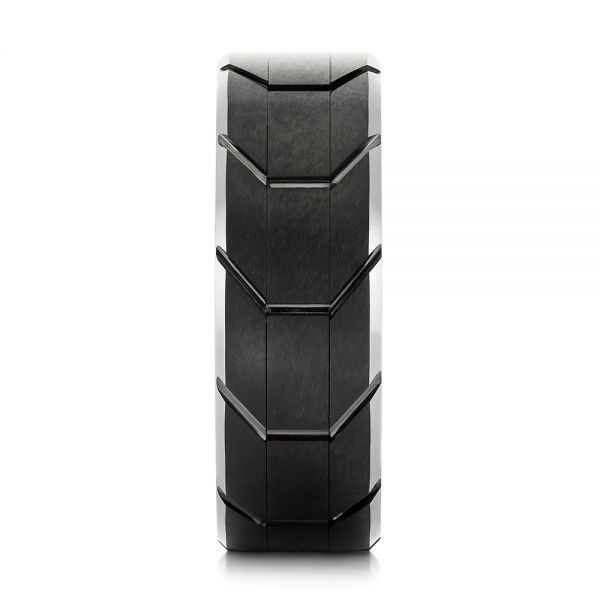 Tungsten Men's Wedding Band - Side view