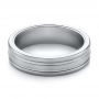 Tungsten Men's Wedding Band - Flat View -  103922 - Thumbnail