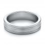 Tungsten Men's Wedding Band - Flat View -  103922 - Thumbnail