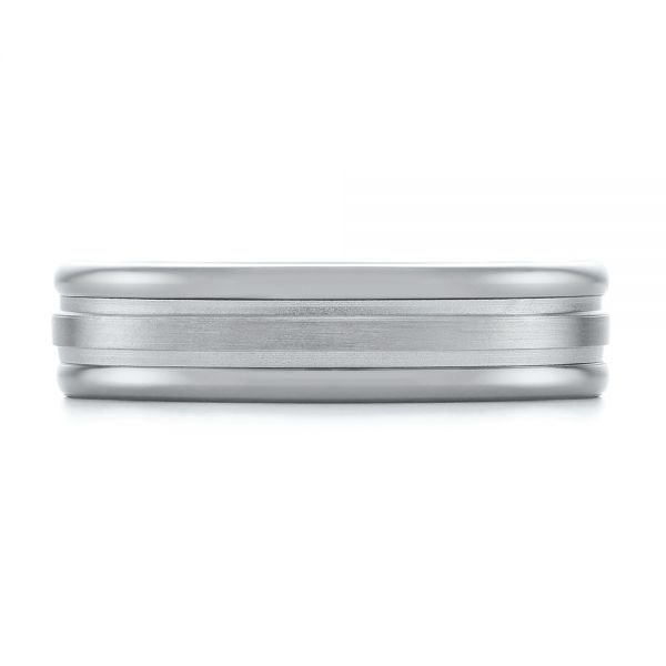 Tungsten Men's Wedding Band - Top View -  103921