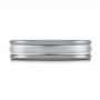 Tungsten Men's Wedding Band - Top View -  103922 - Thumbnail