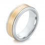 Tungsten Men's Wedding Band - Three-Quarter View -  103919 - Thumbnail