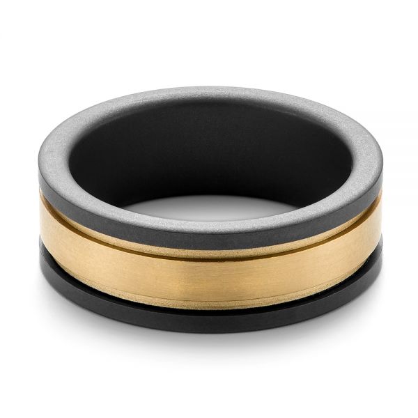 Tungsten Men's Wedding Band - Flat View - 103867