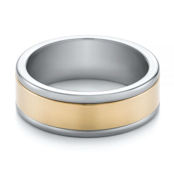 Tungsten Men's Wedding Band - Flat View - 103916