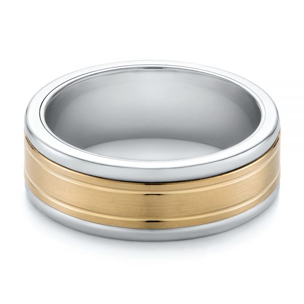 Tungsten Men's Wedding Band - Flat View -  103919