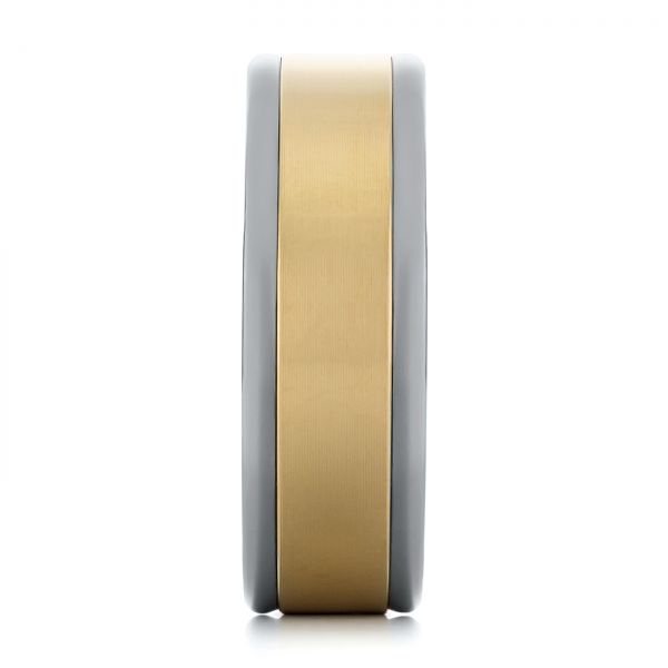 Tungsten Men's Wedding Band - Side View - 103916