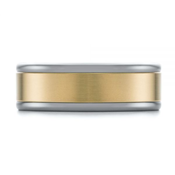 Tungsten Men's Wedding Band - Top View - 103916