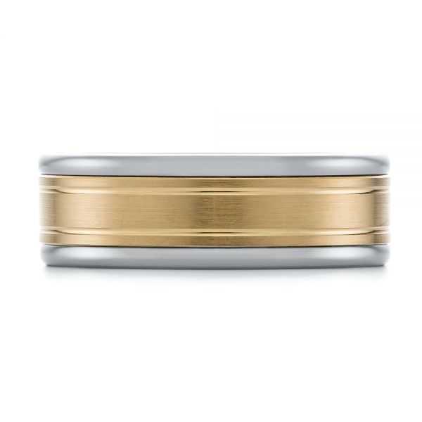 Tungsten Men's Wedding Band - Top View -  103919