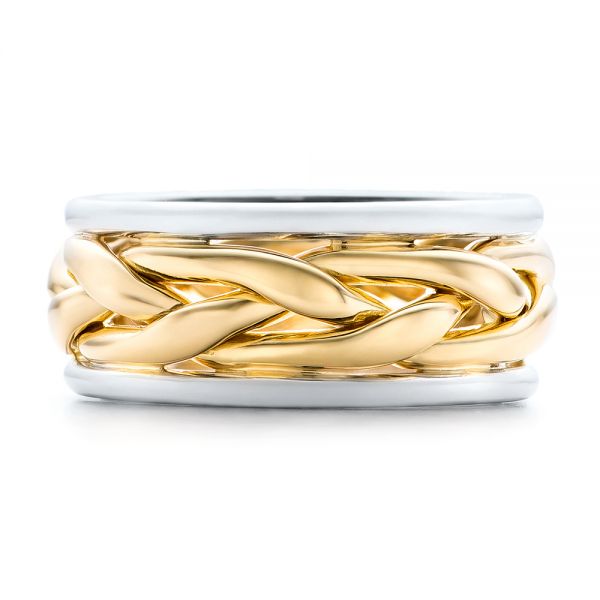 Double Braided Wedding Band - HC207071 - 14K Gold