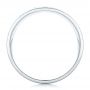  Platinum And 14k White Gold Platinum And 14k White Gold Two-tone Filigree Men's Wedding Band - Front View -  102568 - Thumbnail