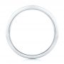  14K Gold And 14k White Gold 14K Gold And 14k White Gold Two-tone Filigree Men's Band - Front View -  103127 - Thumbnail