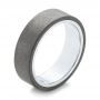 White Tungsten Carbide Men's Wedding Band - Three-Quarter View -  103884 - Thumbnail