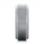 White Tungsten Men's Wedding Ring - Side View -  103877 - Thumbnail