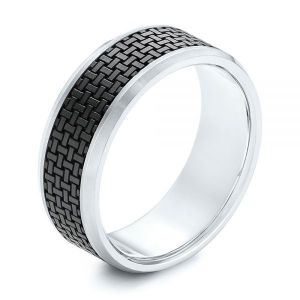 Men's Carbon Fiber Wedding Bands - Seattle Bellevue - Joseph Jewelry