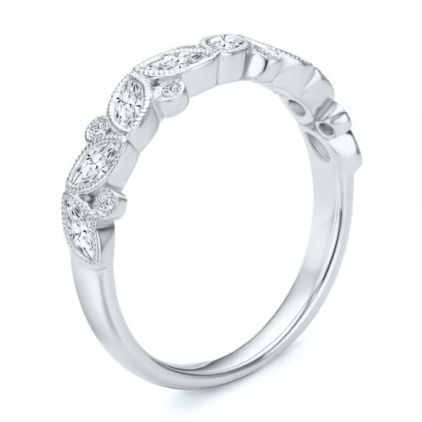 Assorted Diamond & Milgrain Wedding Band - reference design